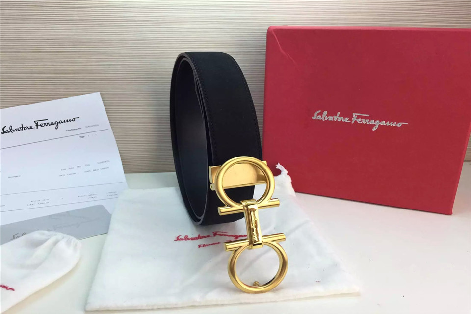 Super Perfect Quality Ferragamo Belts(100% Genuine Leather,steel Buckle)-680