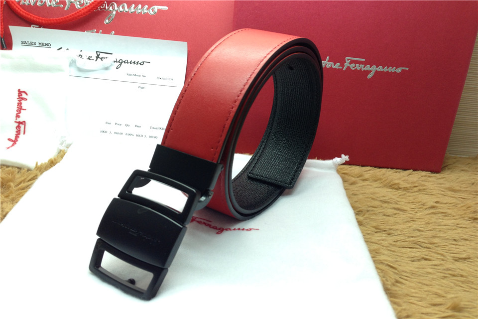 Super Perfect Quality Ferragamo Belts(100% Genuine Leather,steel Buckle)-696