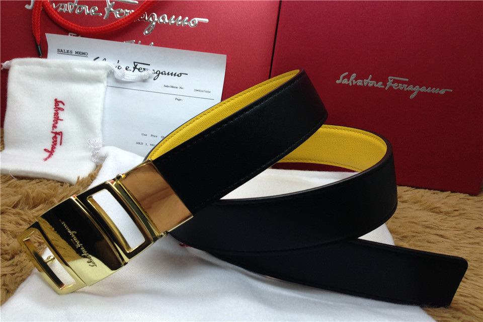 Super Perfect Quality Ferragamo Belts(100% Genuine Leather,steel Buckle)-709