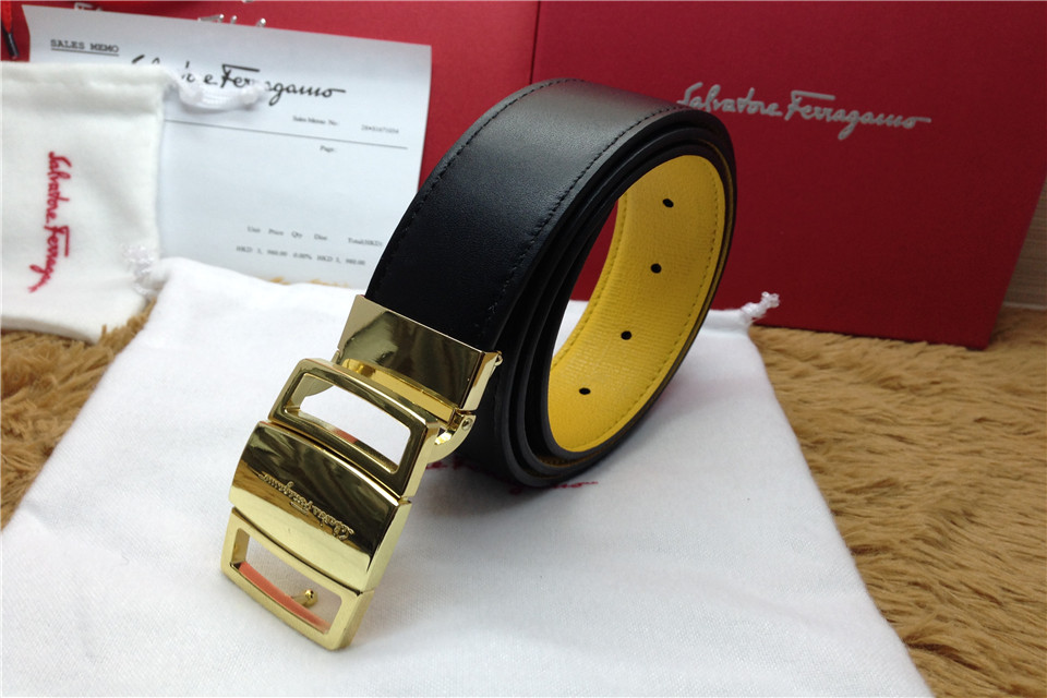 Super Perfect Quality Ferragamo Belts(100% Genuine Leather,steel Buckle)-710