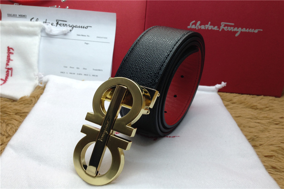 Super Perfect Quality Ferragamo Belts(100% Genuine Leather,steel Buckle)-718