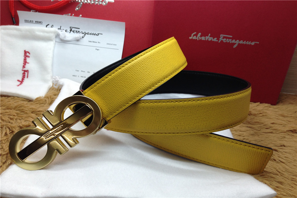 Super Perfect Quality Ferragamo Belts(100% Genuine Leather,steel Buckle)-719