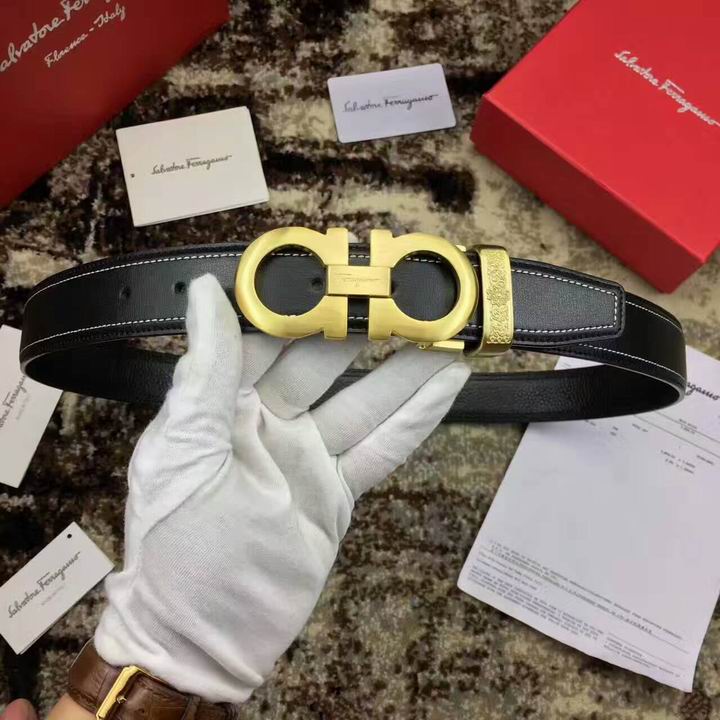 Super Perfect Quality Ferragamo Belts(100% Genuine Leather,steel Buckle)-797