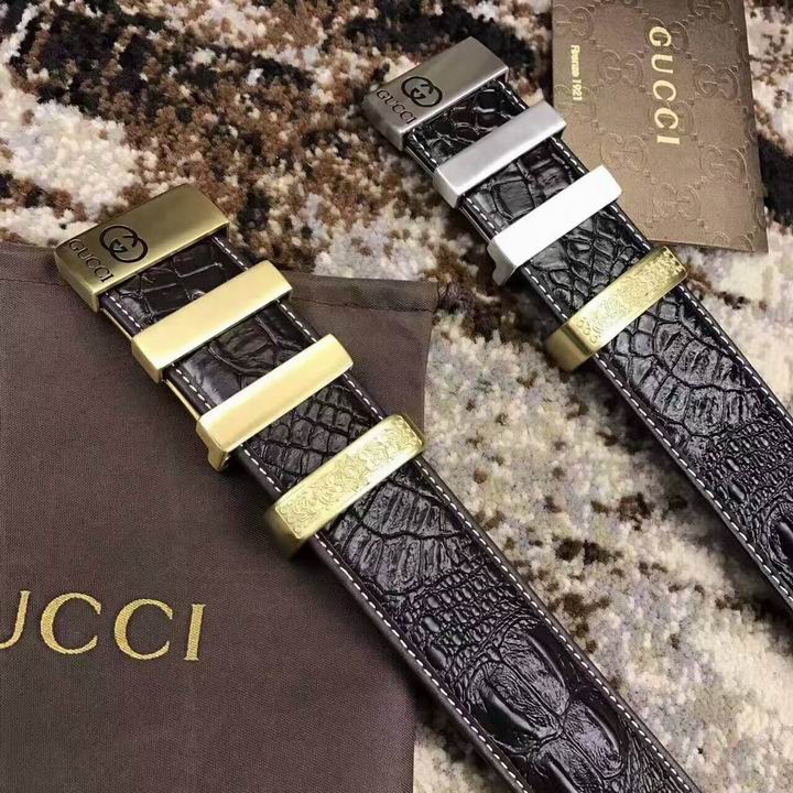 Super Perfect Quality G Belts(100% Genuine Leather,steel Buckle)-435