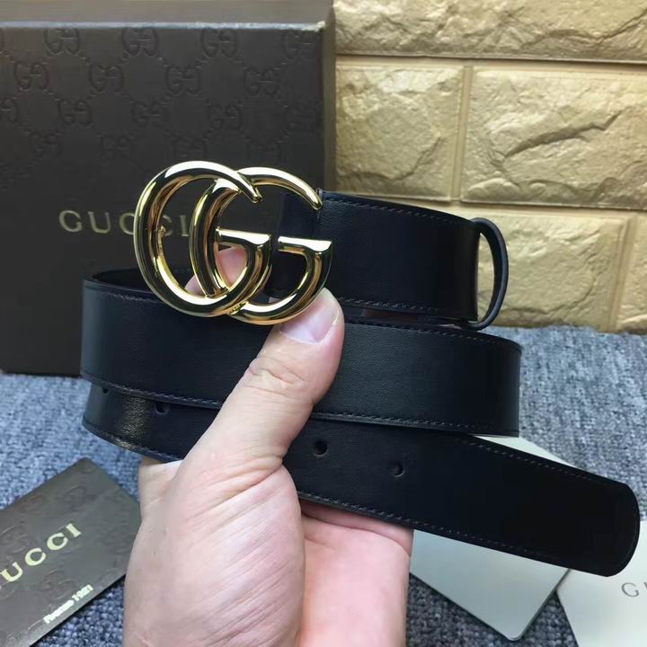 Super Perfect Quality G Belts(100% Genuine Leather,steel Buckle)-549