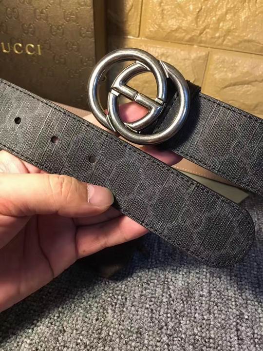 Super Perfect Quality G Belts(100% Genuine Leather,steel Buckle)-636