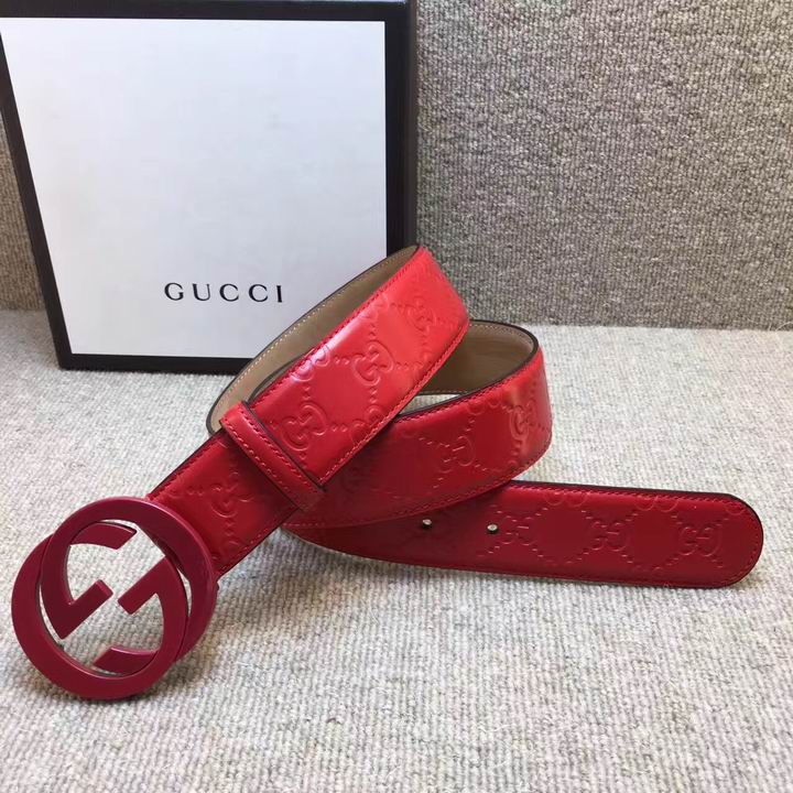 Super Perfect Quality G Belts(100% Genuine Leather,steel Buckle)-653