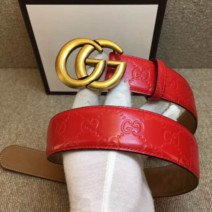 Super Perfect Quality G Belts(100% Genuine Leather,steel Buckle)-662