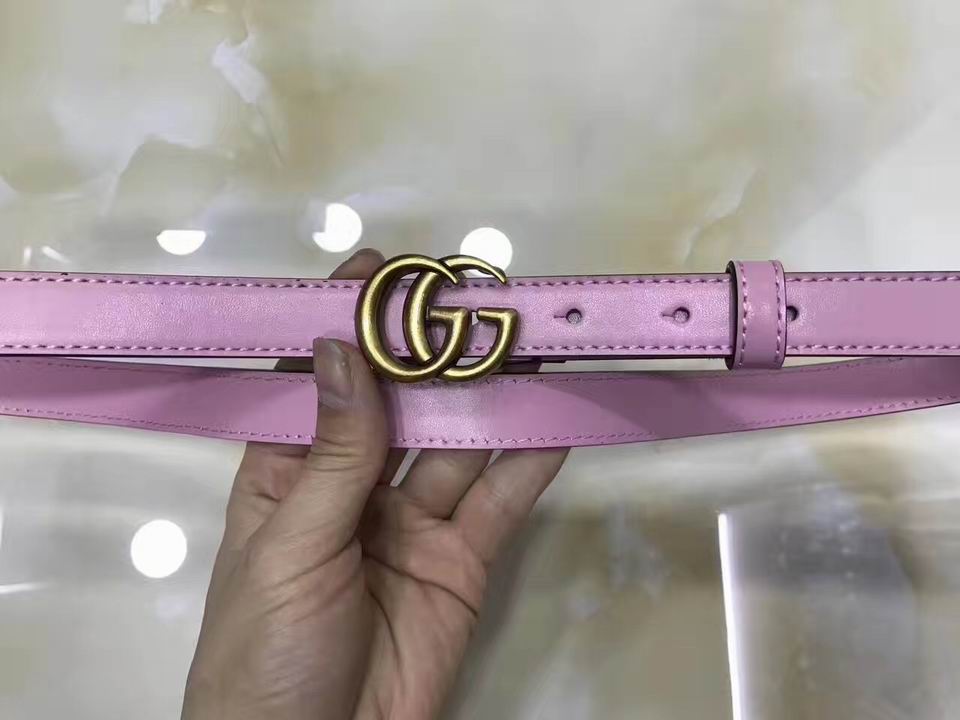 Super Perfect Quality G women Belts(100% Genuine Leather,steel Buckle)-007