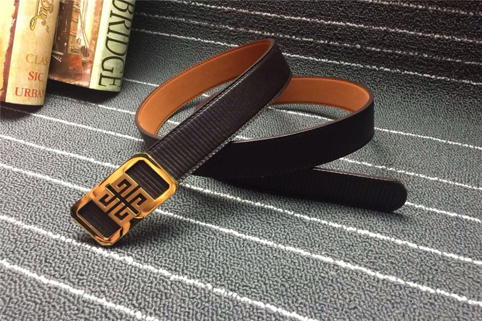 Super Perfect Quality Givenchy Belts(100% Genuine Leather,Reversible Steel Buckle)-026