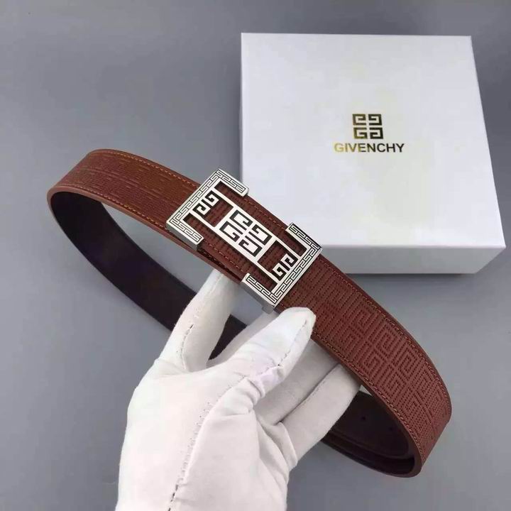 Super Perfect Quality Givenchy Belts(100% Genuine Leather,Reversible Steel Buckle)-034