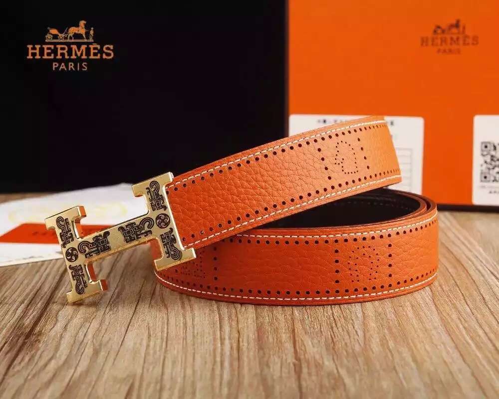 Super Perfect Quality Hermes Belts(100% Genuine Leather,Reversible Steel Buckle)-421