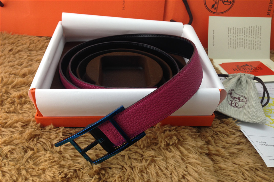 Super Perfect Quality Hermes Belts(100% Genuine Leather,Reversible Steel Buckle)-439