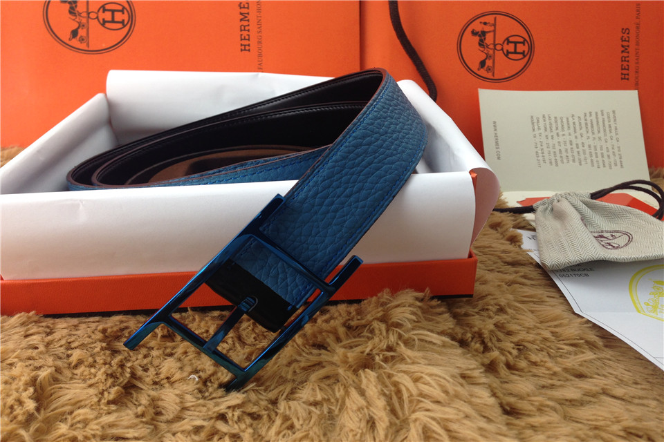 Super Perfect Quality Hermes Belts(100% Genuine Leather,Reversible Steel Buckle)-448