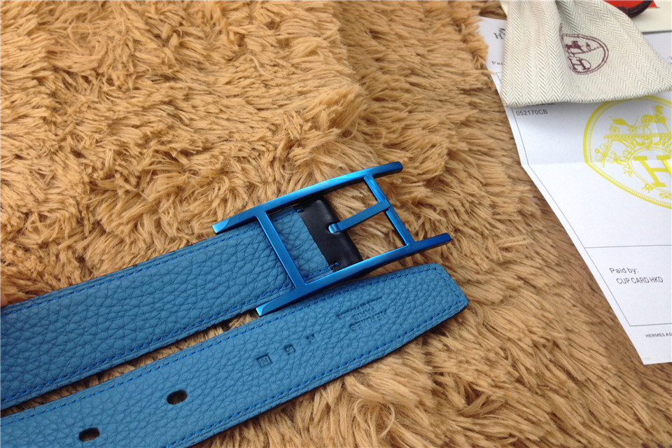 Super Perfect Quality Hermes Belts(100% Genuine Leather,Reversible Steel Buckle)-449