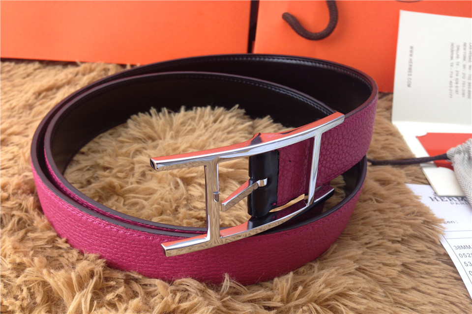 Super Perfect Quality Hermes Belts(100% Genuine Leather,Reversible Steel Buckle)-453