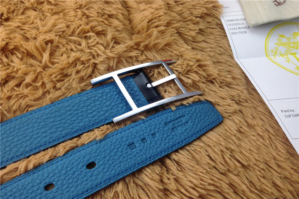 Super Perfect Quality Hermes Belts(100% Genuine Leather,Reversible Steel Buckle)-458