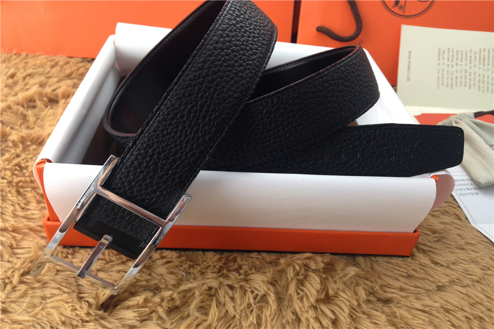 Super Perfect Quality Hermes Belts(100% Genuine Leather,Reversible Steel Buckle)-463