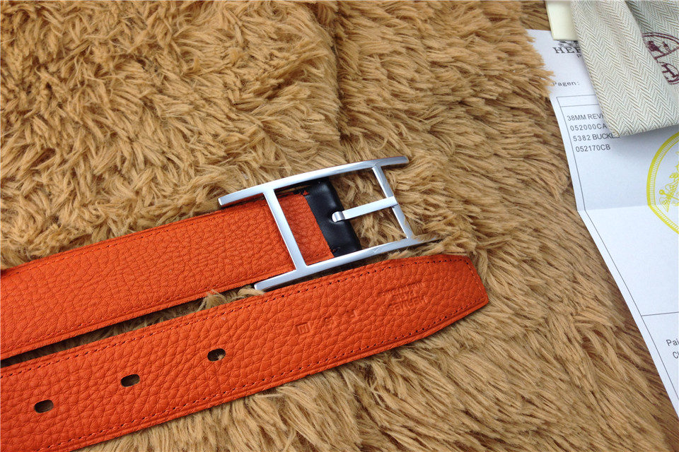 Super Perfect Quality Hermes Belts(100% Genuine Leather,Reversible Steel Buckle)-467