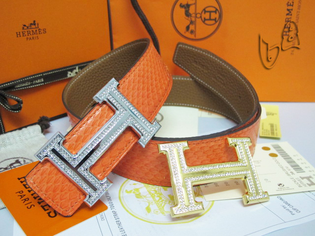 Super Perfect Quality Hermes Belts(100% Genuine Leather,Reversible Steel Buckle)-503