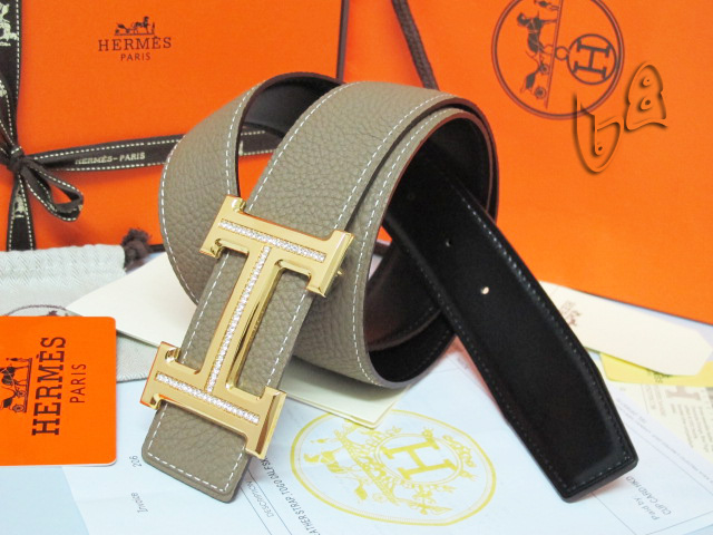 Super Perfect Quality Hermes Belts(100% Genuine Leather,Reversible Steel Buckle)-514