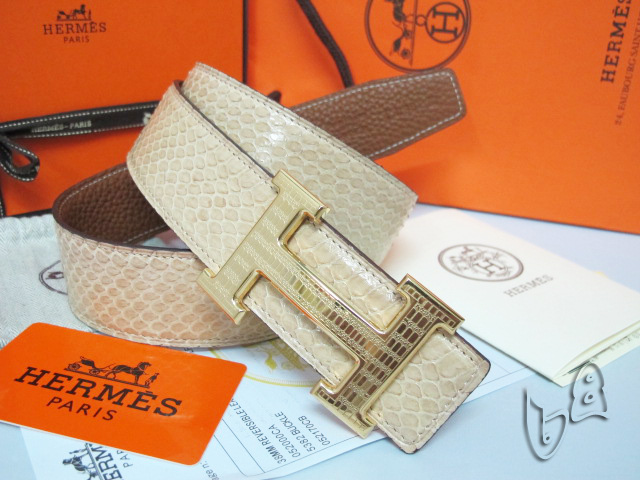 Super Perfect Quality Hermes Belts(100% Genuine Leather,Reversible Steel Buckle)-519