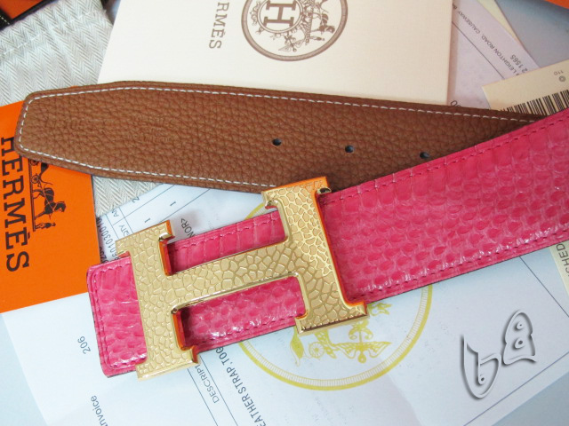 Super Perfect Quality Hermes Belts(100% Genuine Leather,Reversible Steel Buckle)-522