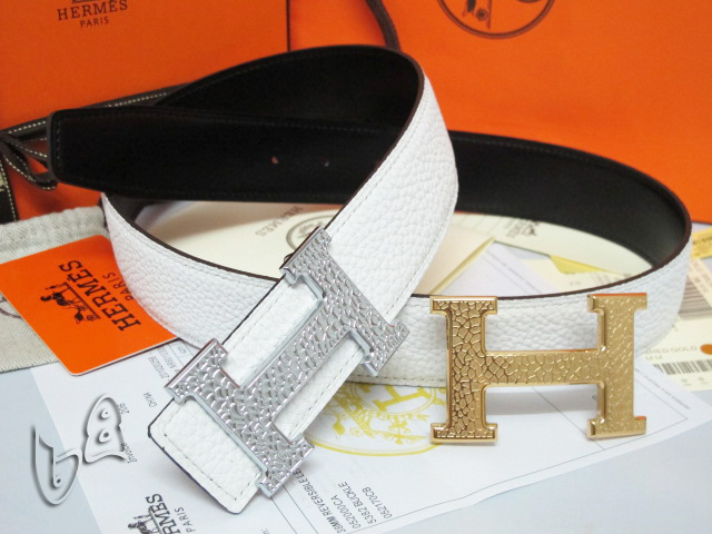 Super Perfect Quality Hermes Belts(100% Genuine Leather,Reversible Steel Buckle)-531