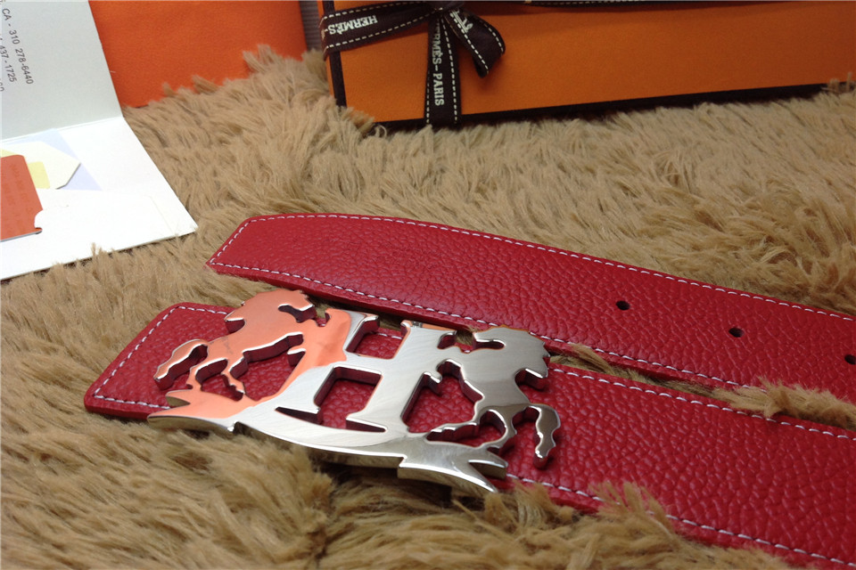 Super Perfect Quality Hermes Belts(100% Genuine Leather,Reversible Steel Buckle)-574