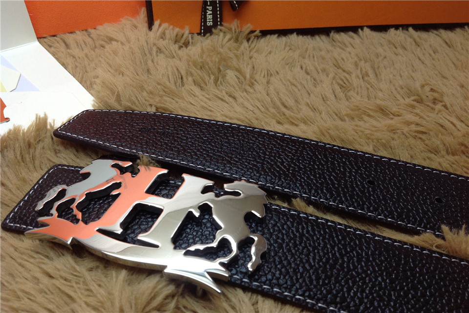 Super Perfect Quality Hermes Belts(100% Genuine Leather,Reversible Steel Buckle)-577