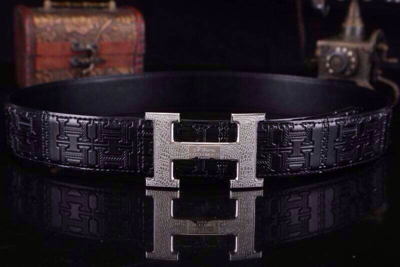 Super Perfect Quality Hermes Belts(100% Genuine Leather,Reversible Steel Buckle)-596