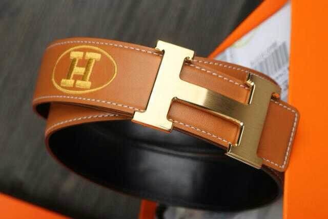 Super Perfect Quality Hermes Belts(100% Genuine Leather,Reversible Steel Buckle)-602