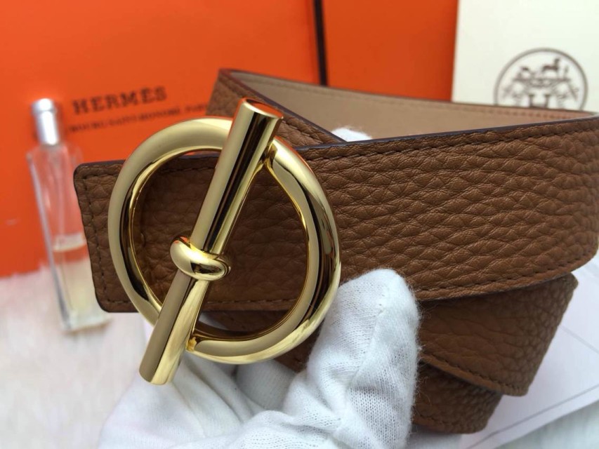 Super Perfect Quality Hermes Belts(100% Genuine Leather,Reversible Steel Buckle)-660