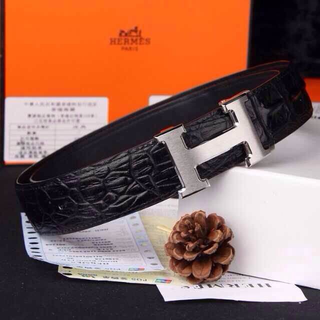 Super Perfect Quality Hermes Belts(100% Genuine Leather,Reversible Steel Buckle)-693