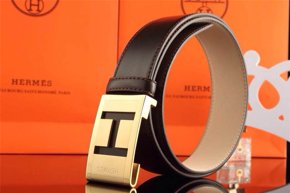 Super Perfect Quality Hermes Belts(100% Genuine Leather,Reversible Steel Buckle)-698