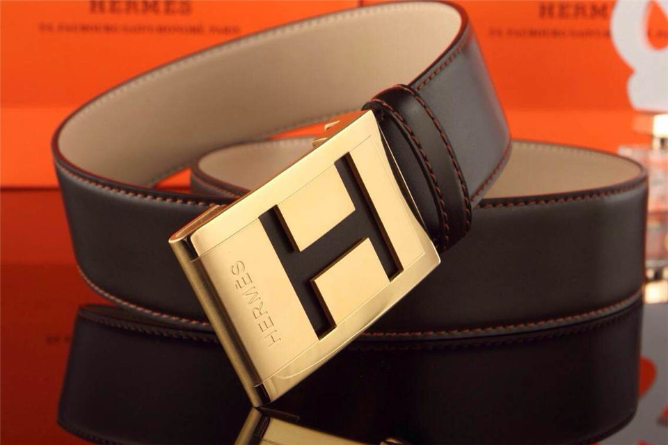 Super Perfect Quality Hermes Belts(100% Genuine Leather,Reversible Steel Buckle)-699