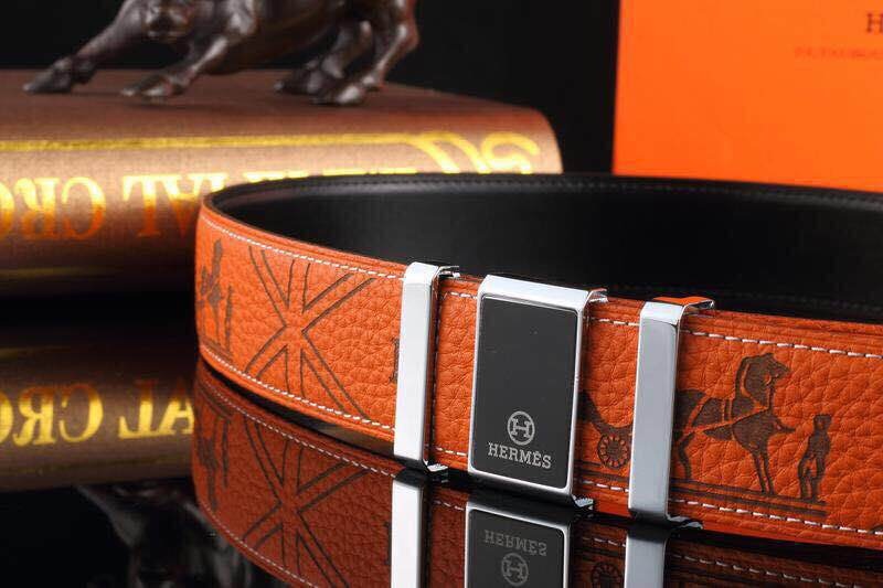 Super Perfect Quality Hermes Belts(100% Genuine Leather,Reversible Steel Buckle)-714