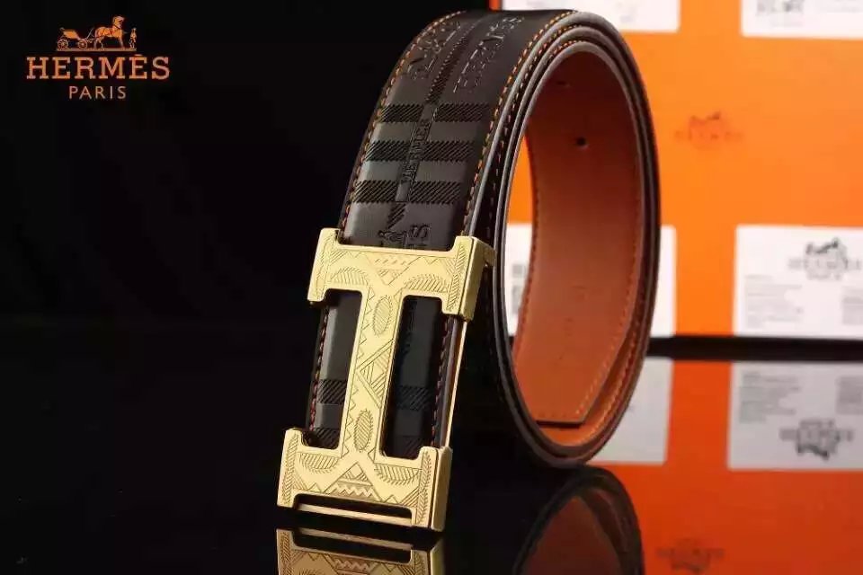 Super Perfect Quality Hermes Belts(100% Genuine Leather,Reversible Steel Buckle)-767