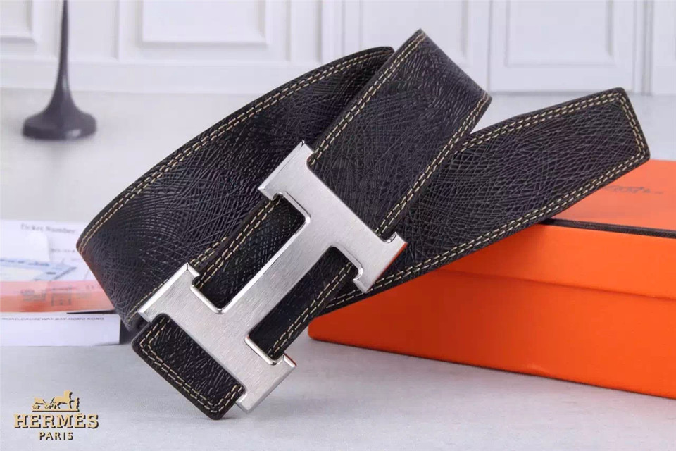 Super Perfect Quality Hermes Belts(100% Genuine Leather,Reversible Steel Buckle)-777