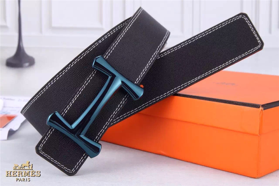 Super Perfect Quality Hermes Belts(100% Genuine Leather,Reversible Steel Buckle)-780