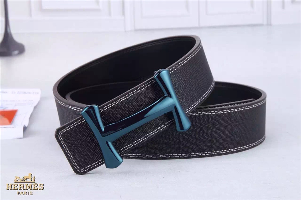 Super Perfect Quality Hermes Belts(100% Genuine Leather,Reversible Steel Buckle)-781