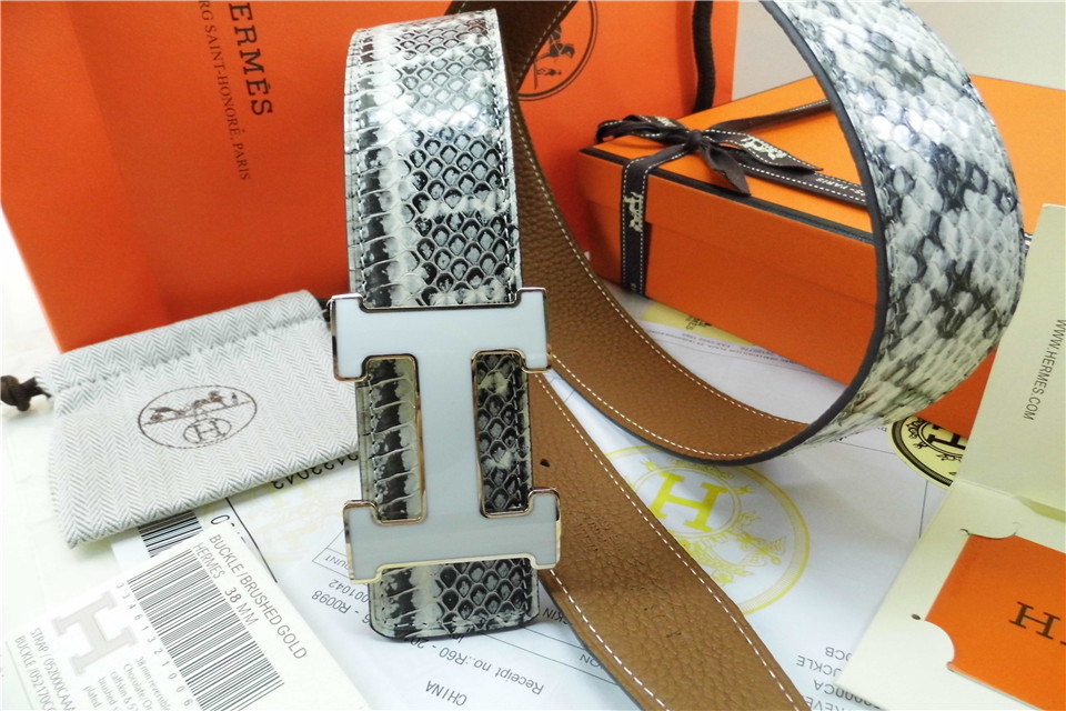 Super Perfect Quality Hermes Belts(100% Genuine Leather,Reversible Steel Buckle)-792