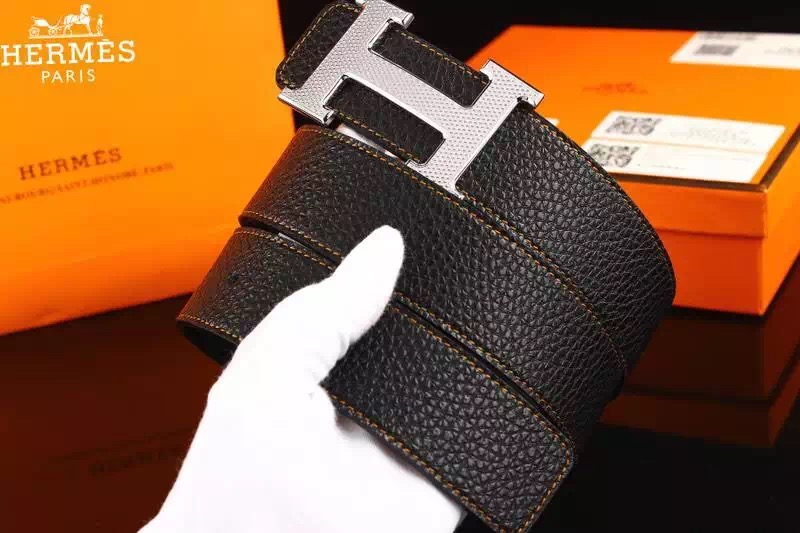 Super Perfect Quality Hermes Belts(100% Genuine Leather,Reversible Steel Buckle)-805