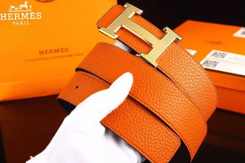 Super Perfect Quality Hermes Belts(100% Genuine Leather,Reversible Steel Buckle)-807