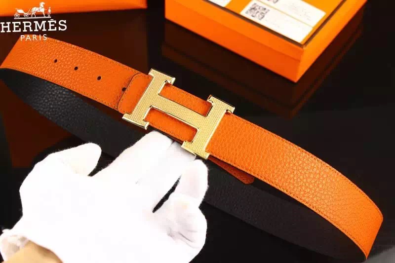 Super Perfect Quality Hermes Belts(100% Genuine Leather,Reversible Steel Buckle)-808