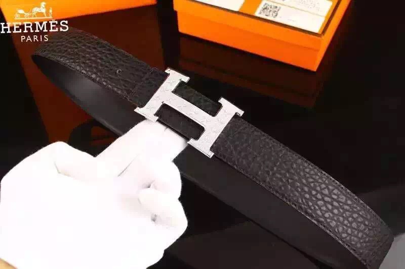 Super Perfect Quality Hermes Belts(100% Genuine Leather,Reversible Steel Buckle)-815