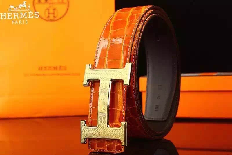 Super Perfect Quality Hermes Belts(100% Genuine Leather,Reversible Steel Buckle)-835