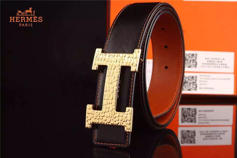 Super Perfect Quality Hermes Belts(100% Genuine Leather,Reversible Steel Buckle)-847