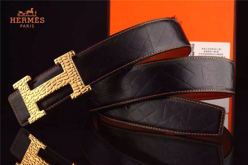 Super Perfect Quality Hermes Belts(100% Genuine Leather,Reversible Steel Buckle)-848