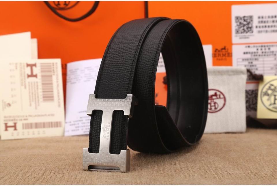 Super Perfect Quality Hermes Belts(100% Genuine Leather,Reversible Steel Buckle)-868